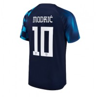 Maglie da calcio Croazia Luka Modric #10 Seconda Maglia Mondiali 2022 Manica Corta